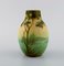 Vase in Ceramic with River Landscape by Amalric Walter for Nancy 3