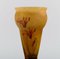 Daum Freres, Nancy, Vase in Mouth Blown Art Glass with Flowers, Image 5