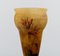 Daum Freres, Nancy, Vase in Mouth Blown Art Glass with Flowers, Image 3