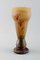 Daum Freres, Nancy, Vase in Mouth Blown Art Glass with Flowers 2