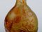 Antike Emile Gallé Vase aus hellmatter & bernsteingelber Glasvitrine 5