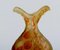 Vaso Emile antico in vetro leggero satinato e color ambra, Immagine 4