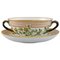 Tasse Bougie Royal Copenhagen Flora Danica avec Soucoupe en Porcelaine Peinte à la Main 1