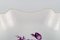 Antike Meissen Schale aus handbemaltem Porzellan mit violetten Blüten 4