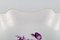 Antique Meissen Bowl in Hand-Painted Porcelain with Purple Flowers, Image 4