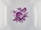 Antike Meissen Schale aus handbemaltem Porzellan mit violetten Blüten 3