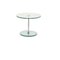 Glass and Silver Largo 1010 Coffee Table from Draenert 1