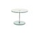 Glass and Silver Largo 1010 Coffee Table from Draenert, Image 1