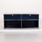 Dark Blue Metal Office Sideboard Cabinet from USM Haller 10