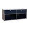 Dark Blue Metal Office Sideboard Cabinet from USM Haller 1