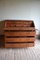 Antique Oak Desk with Stool, Image 5