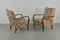 Swedish Modern Sculptural Armchairs, 1950s, Set of 2, Image 1