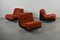 Swedish Mid-Century Teddy Bear Chairs, Set of 3 1