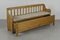 Banc Scandinave Moderne en Pin Massif, 1950s 2