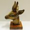 Vintage Swedish Stoneware Deer Head by Gunnar Nylund for Rörstrand, 1940s, Image 4