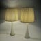 Lampade da tavolo in vetro bianco di Berndt Nordstedt per Bergboms, Svezia, anni '60, set di 2, Immagine 5