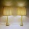 White Glass Table Lamps by Berndt Nordstedt for Bergboms, Sweden, 1960s, Set of 2 2