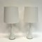 White Glass Table Lamps by Berndt Nordstedt for Bergboms, Sweden, 1960s, Set of 2 6