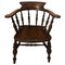 Antique Victorian Oak Desk Chair, 19th Century 1