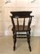 Antique Victorian Oak Desk Chair, 19th Century, Imagen 2