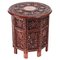 Antique Victorian Carved Round Centre Table, Image 1