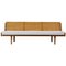 Danish Modern GE& Daybed in Oak and Rattan by Hans J. Wegner for Getama, 1950s, Image 1