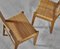 Danish Modern Oak and Rattan CC31 Side Chairs by Hans J. Wegner, 1950s, Set of 2 7