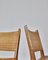 Danish Modern Oak and Rattan CC31 Side Chairs by Hans J. Wegner, 1950s, Set of 2 4