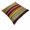 Upcycled Turkish Tapis Kelim Pillow Cover, Image 4