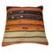Upcycled Turkish Tapis Kelim Pillow Cover, Image 10