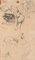 Carlo Coleman, Study pour Horses, Dessin à Plume Original sur Papier, 1850 2