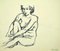 Leo Guida, Nude, Original Marker Drawing on Paper, Late 20th Century 1