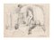 Raymond Cazanove, Nude, Original Pen on Paper, 20th Century 1