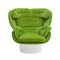 Mid-Century Modern Italian Green Velvet Elda Lounge Chair by Joe Colombo 2