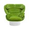 Mid-Century Modern Italian Green Velvet Elda Lounge Chair by Joe Colombo, Image 2