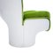 Mid-Century Modern Italian Green Velvet Elda Lounge Chair by Joe Colombo 5
