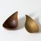 Drop-Shaped Wooden Bowls by Johnny Mattsson, Set of 2 3