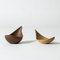 Drop-Shaped Wooden Bowls by Johnny Mattsson, Set of 2 1