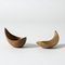 Drop-Shaped Wooden Bowls by Johnny Mattsson, Set of 2 2