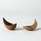 Drop-Shaped Wooden Bowls by Johnny Mattsson, Set of 2, Image 2
