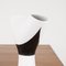 White and Black Veckla Vase by Stig Lindberg 5