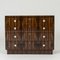 Swedish Functionalist Zebrano Chest of Drawers 1