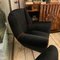 Moderne italienische Mid-Century Sessel aus Messing & schwarzem Samt von Gio Ponti, 1950er, 2er Set 15
