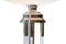 Vintage Italian Art Deco Style Floor Lamp in Chrome and Solid Glass Tubes, Immagine 3