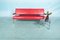 Niederländisches Sofa aus Palisander & rotem Leder von Martin Visser für t Spectrum, 1960er 9