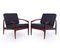 Mid-Century Lounge Chairs, Denmark, 1950, Set of 2, Image 1