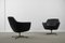 Scandinavian Vintage Black Swivel Chairs, 1970s, Set of 2, Image 5