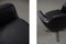 Scandinavian Vintage Black Swivel Chairs, 1970s, Set of 2, Image 3