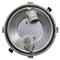 Round Gray Metal Vintage Industrial Frosted Glass Wall Light 4