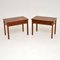 Antique Inlaid Mahogany Side Tables, 1920s, Set of 2 9